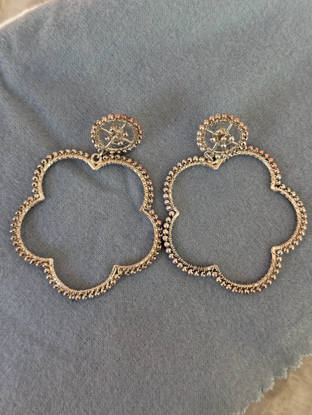 Lisi Lerch Clover Floral Hoop Earrings - Elegant Women Accessories
